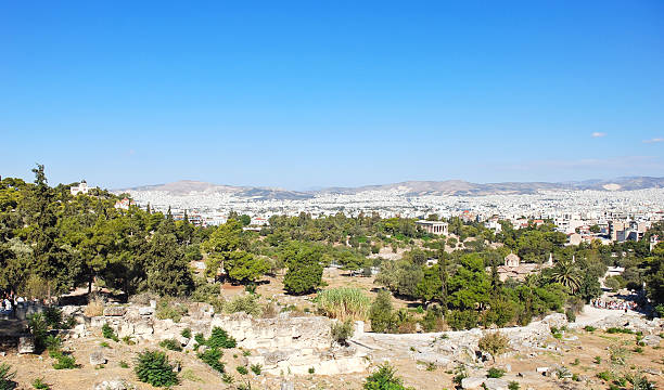 istock Athens city from Acropolis hill, Greece 505976677