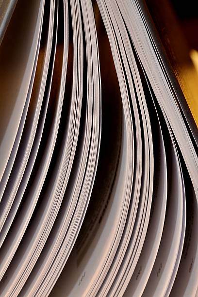 istock Closeup of an open book 505978939