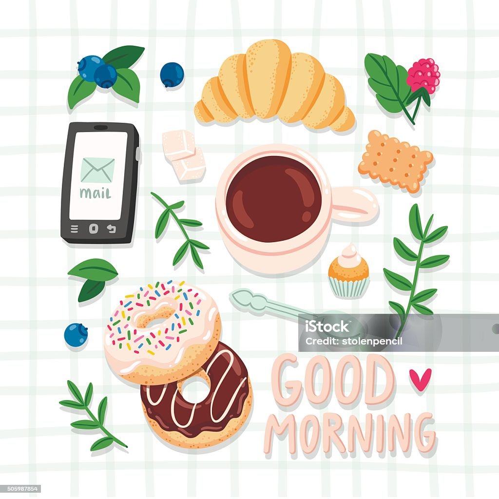 Good Morning Stock Illustration - Download Image Now - Afternoon ...
