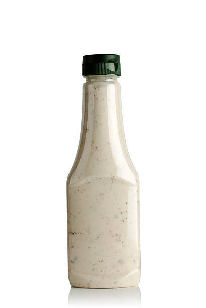 istock Garlic sauce in a plastic bottle 505989628