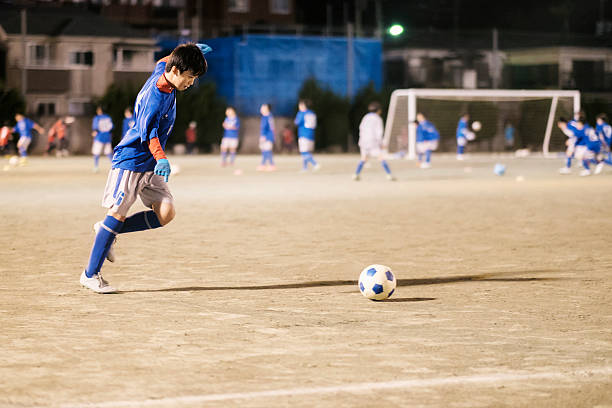 istock Youth Soccer Player in Tokyo Japan 505991876
