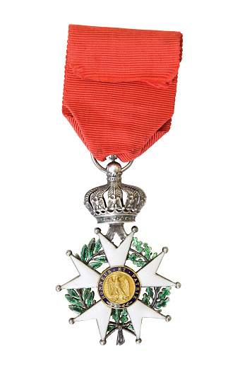 Order of Honour during the period of the Second Empire (1852-70 гг., silver, gold, enamel). France's highest award. It was establish by Napoleon Bonaparte in 19 may 1802. In French - Ordre national de la Légion d'honneur