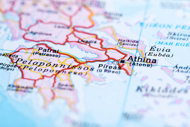 istock Map of Athens, Greece 506005982