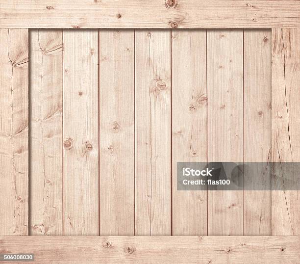 Side Of Wooden Box Wall Or Frame Stock Photo - Download Image Now - Wood - Material, Crate, Box - Container