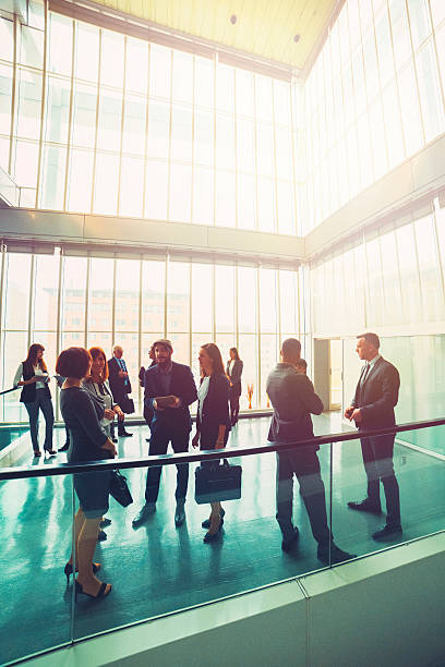 istock Business people in the office lobby, hipster 506008620