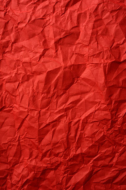 istock Crumpled red rice paper texture background 506015716