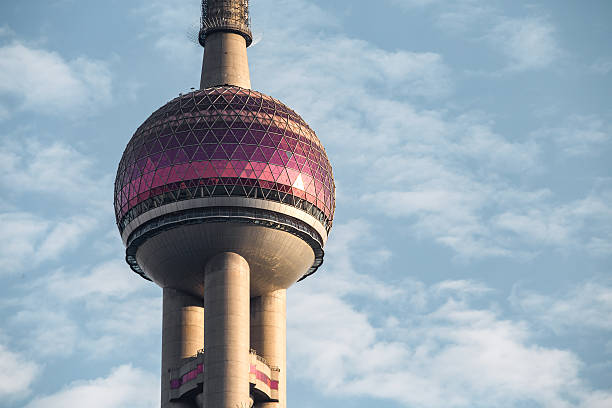 istock Oriental Pearl Tower towering over Shanghai 506016246