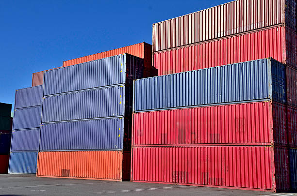 istock Cargo container yard, the Port of Tokyo, Japan 506016280