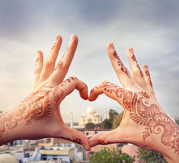 I Love India Concept Stock Photo - Download Image Now - India, Heart Shape,  Henna Tattoo - iStock