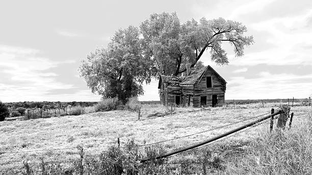 House On A Hill Stock Photo - Download Image Now - Hill