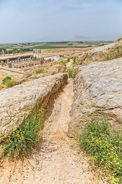 istock Persepolis restoration site detail 506033844