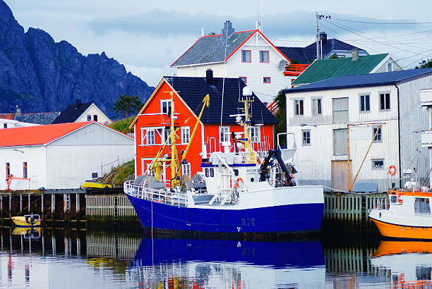 istock picturesque norwegian village 506036254