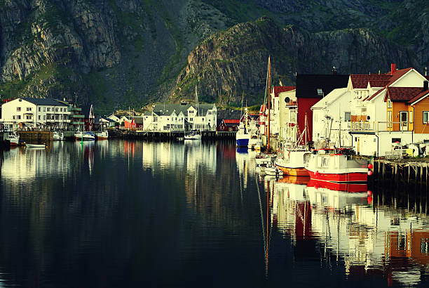 istock picturesque norwegian village 506036460