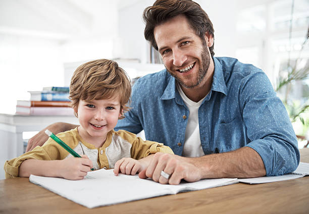 istock Dad's always near to lend a helping hand 506036900