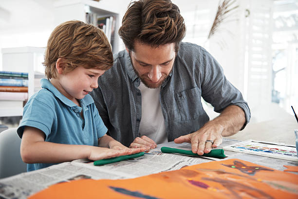 istock Having fun with arts and crafts 506036990