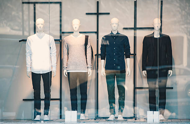 istock Mens clothing in a retail store 506037798