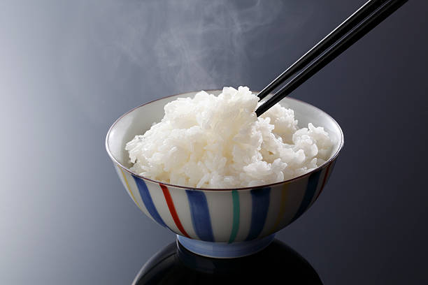 ryż - rice cereal plant white rice white zdjęcia i obrazy z banku zdjęć