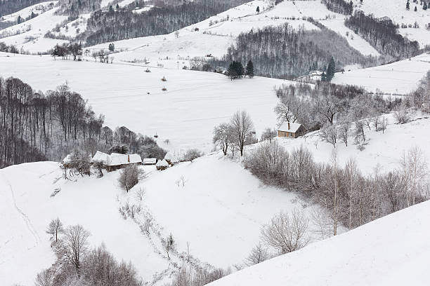 istock Winter rural landscape 506039518