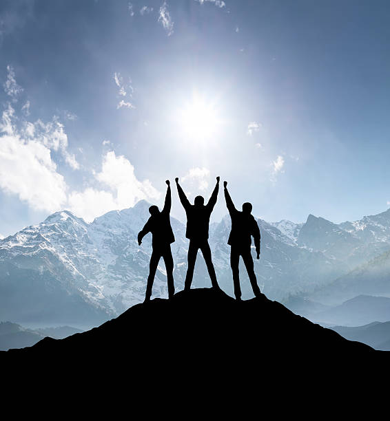 istock Silhouettes of team 506058988