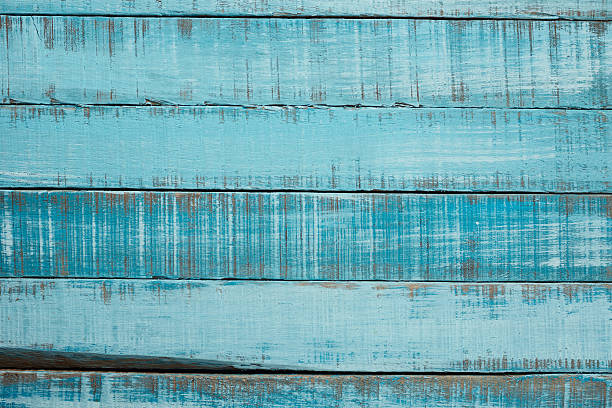 istock vibrant blue painted wooden planks 506061774