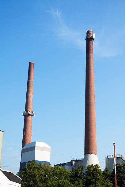 istock Chimneys of power station 506062299