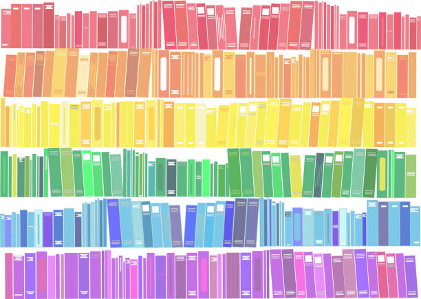 books - vector illustration. - 書櫃 幅插畫檔、美工圖案、卡通及圖標