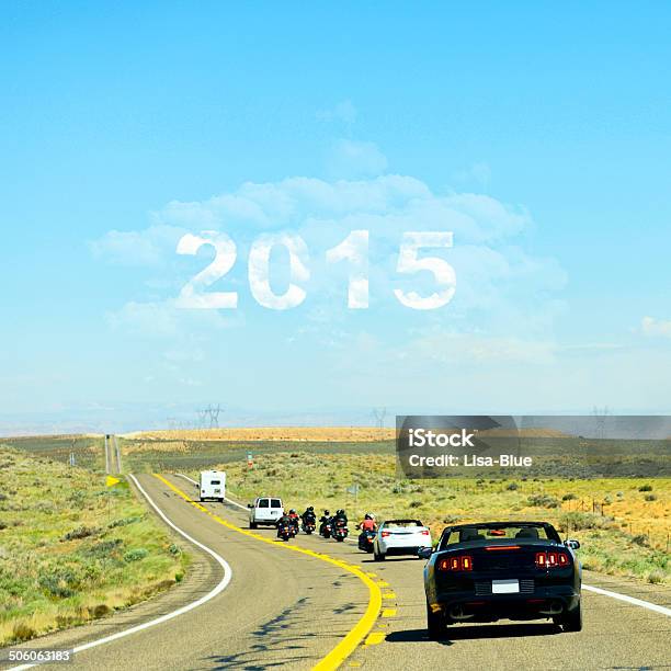 Путь В Новый Год 2015 Г — стоковые фотографии и другие картинки 2015 - 2015, Без людей, В пути