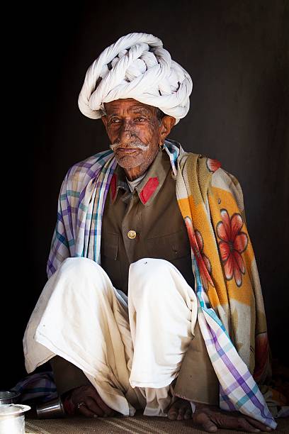 istock Portrait of Old Man from Rajasthan. 506063770