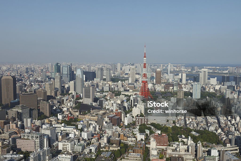 Horizonte de Tóquio no Japão - Royalty-free Ao Ar Livre Foto de stock