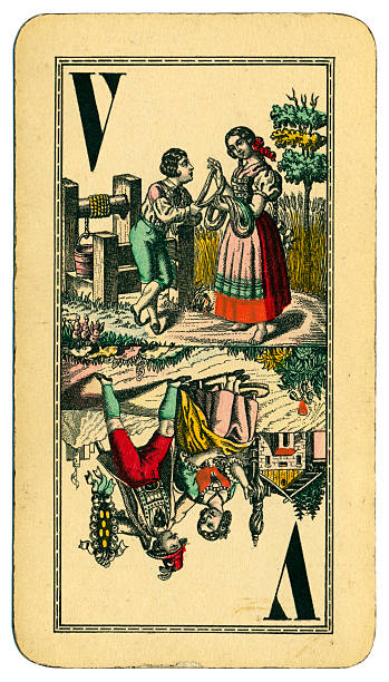 istock Trump V Tarot Austrian Taroch playing card 1900 506064199