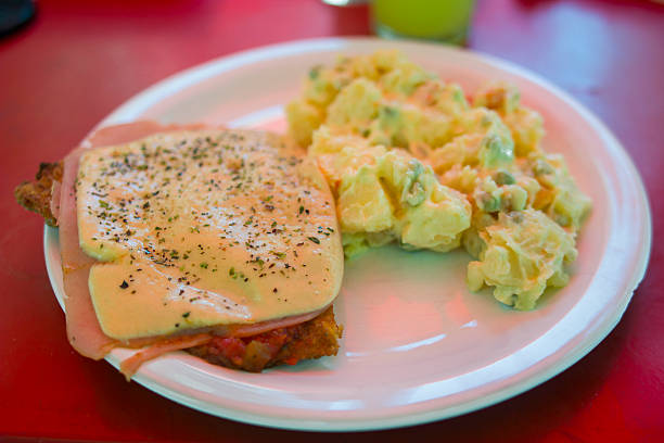 istock Neapolitan breaded with potato salad 506064512