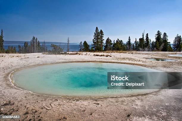 Colorful Hot Spring Near Lake Yellowstone Usa Stock Photo - Download Image Now - Abstract, Beauty, Beauty In Nature