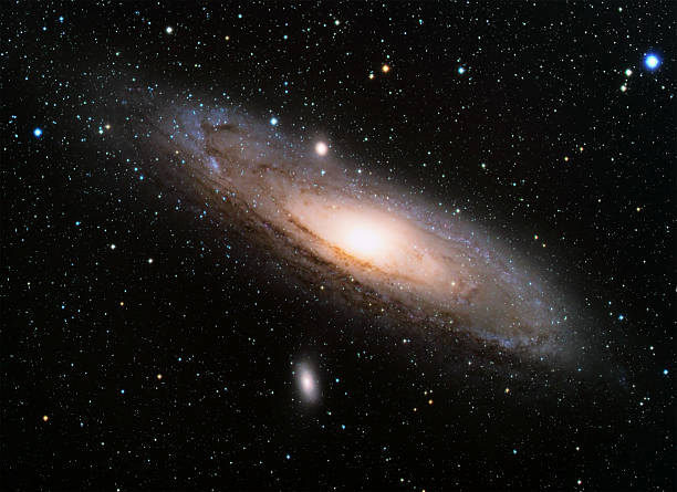 The Andromeda Galaxy The Andromeda Galaxy (M31) taken with a 71/347mm telescope.  andromeda galaxy stock pictures, royalty-free photos & images