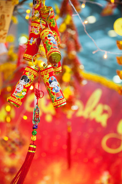 chiński księżycowy nowy rok święto tet dekoracje lub - lunar new year zdjęcia i obrazy z banku zdjęć