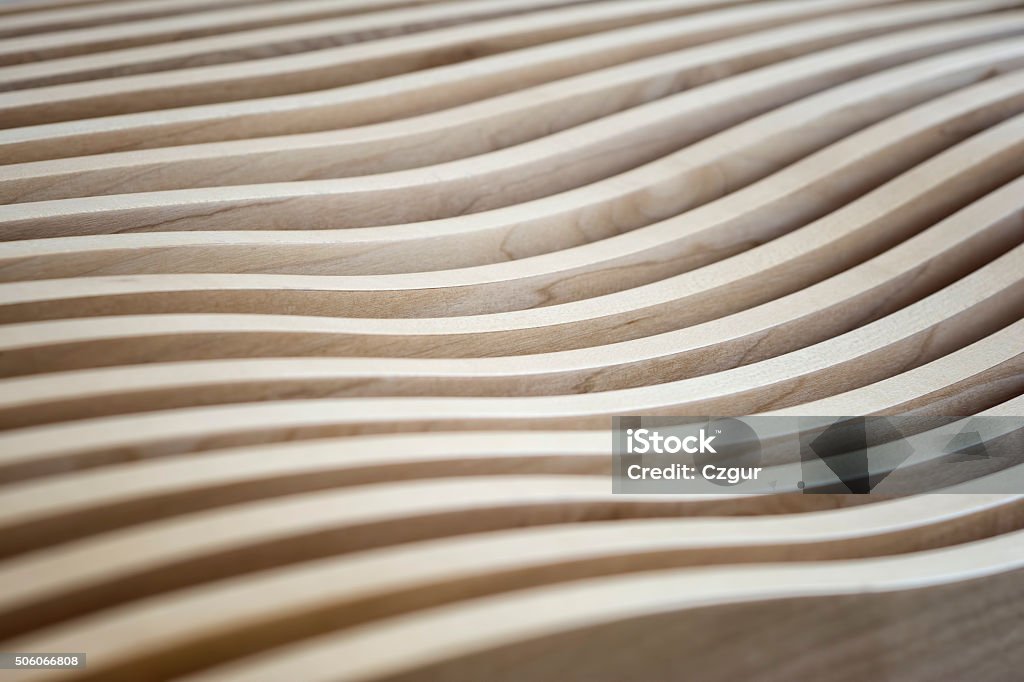 Wavy Wooden Surface Wavy Wooden Surface Of A Furniture Can Be Used As Background Wood - Material Stock Photo