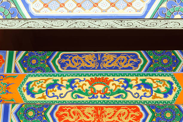 istock Chinese traditional architectural painting 506070656