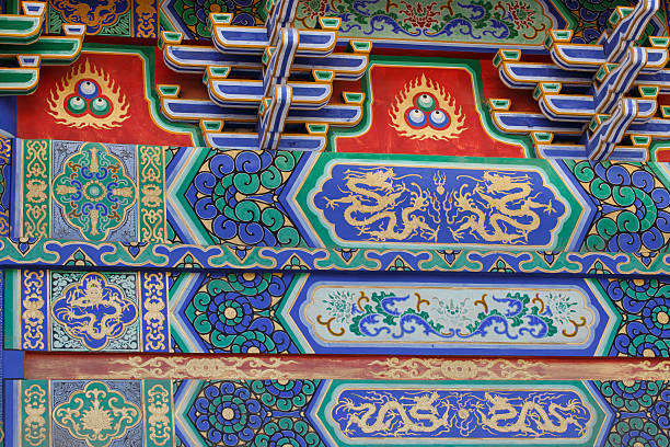istock Chinese traditional architectural painting 506072658
