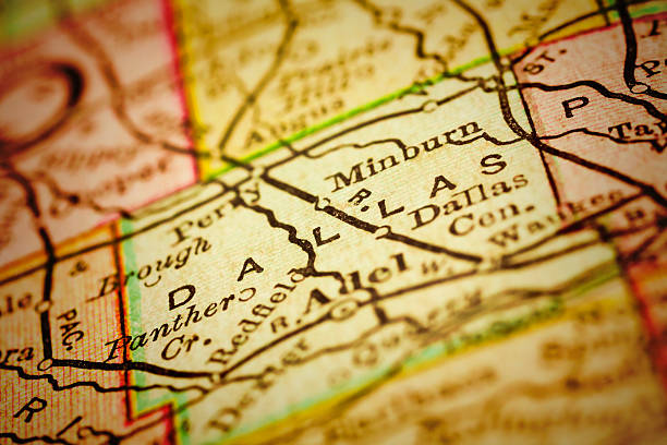 dallas/iowa condado de mapas - dallas county fotografías e imágenes de stock