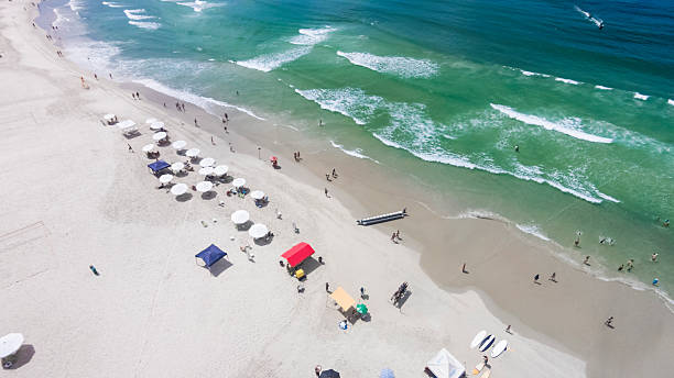istock Aerial view of tropical beach 506097360