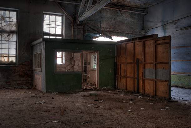 istock Workshop of abandoned factory 506098690