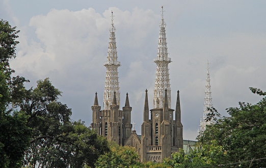 The Catholic Cathedral of Jakarta in Indonesia