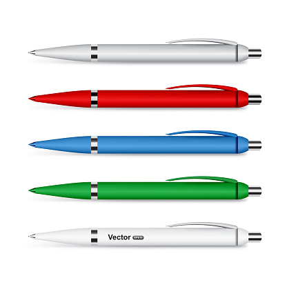 Vector corporate pen design and template concept