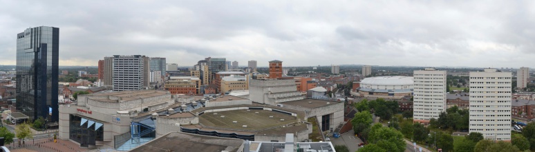Panorama de la ciudad de Birmingham photo
