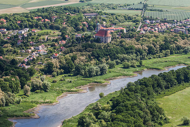 istock aerial view of the  bridge on  Odra river 506102522