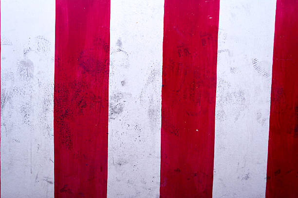 istock wall and pipe peel of white red painted 506103651