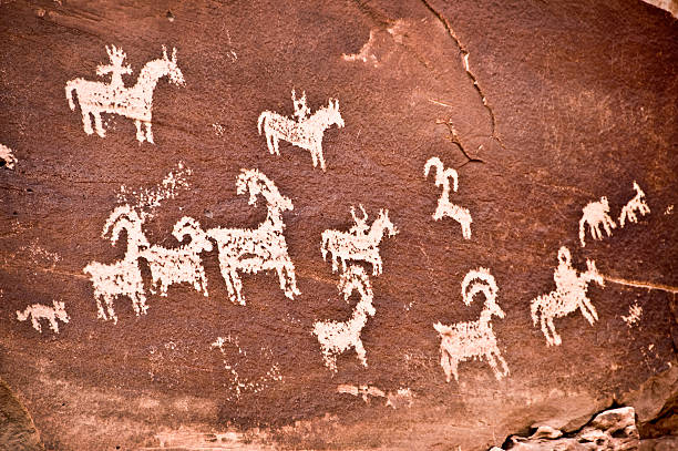 istock Petroglyphs, Arches National park, Utah, USA 506103671