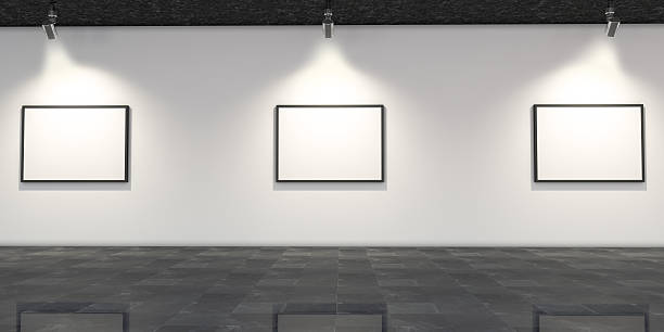 istock Modern Art Gallery Room Interior Design 506103818