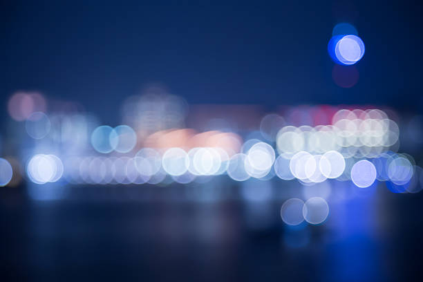 istock City lights bokeh  blurred background 506104098
