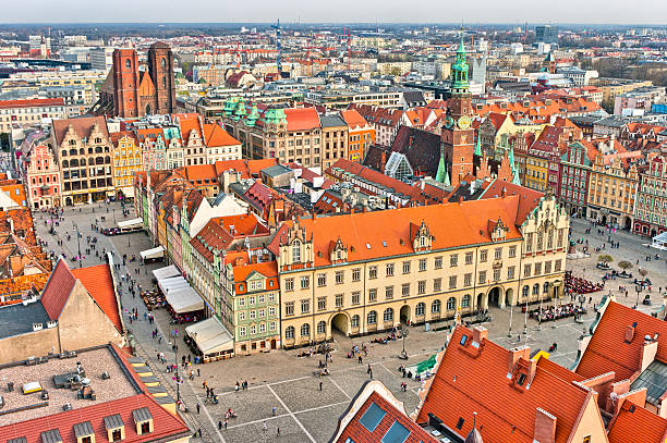 istock Town square in Wroclaw, Poland 506104445