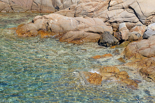 Mare di Isola del Giglio-Campese - foto stock